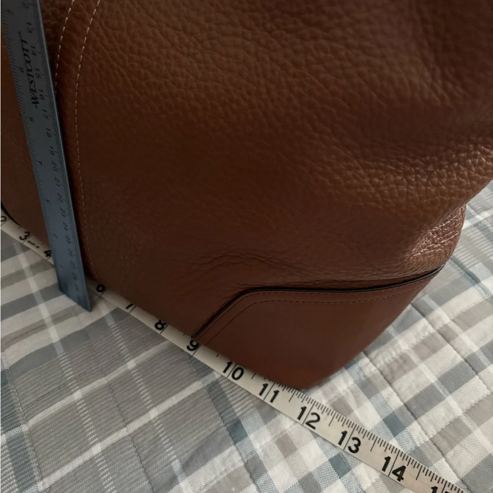 Coach Chestnut Leather Tote Bag - Picture 10 of 10